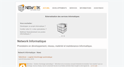 Desktop Screenshot of network.fr